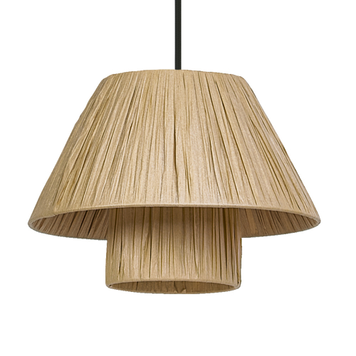 Decor Bamboo Paper Hut Pendant 280 E27 Brown