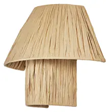 Decor Bamboo Paper Hut Wall 1XE27 Brown