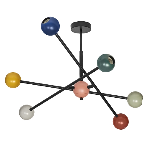 DECOR BUBBLE PENDANT 6XE27         LEDV