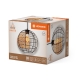 DECOR CAGE GLOBE PENDANT E27 BK    LEDV