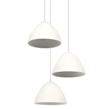 DECOR CAMEL BELL PENDANT 3XE14 WT  LEDV
