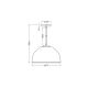DECOR CAMEL BELL PENDANT E27 WT    LEDV