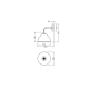 DECOR CAMEL BELL WALL  E14 WT      LEDV
