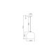 DECOR CARDBOARD BALL PENDANT E27   LEDV