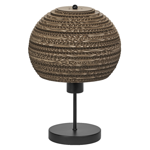 DECOR CARDBOARD BALL TABLE E27     LEDV