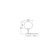 DECOR CARDBOARD BALL TABLE E27     LEDV