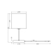 DECOR CARDBOARD CYLINDER TABLE E27 LEDV