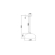 DECOR CARDBOARD DROP PENDANT E27   LEDV