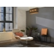 DECOR CARDBOARD OVAL CEILING 3XE27 LEDV