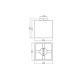 DECOR CARDBOARD SQUARE CEILING E27 LEDV