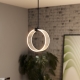 DECOR CIRCLE 1XPEND PL 8W CLICKCCT LEDV