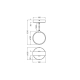 DECOR CIRCLE 1XPEND PL 8W CLICKCCT LEDV