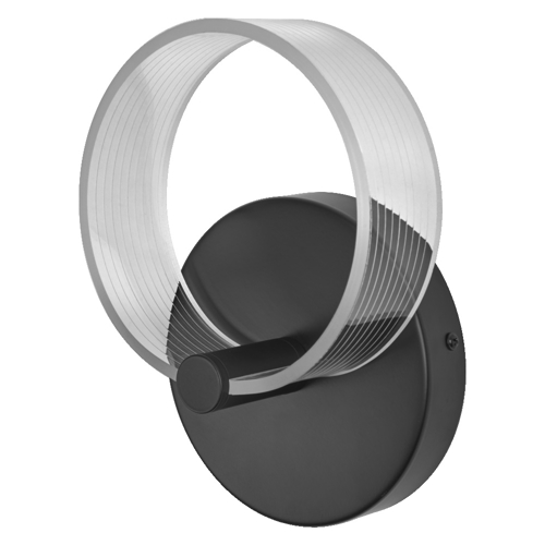 Decor Circle Wall 8W Click CCT Black