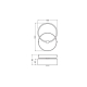 DECOR CIRCLE WALL 8W CLICKCCT      LEDV