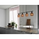 DECOR CLAY WINDOWS PEND LN 4XE27   LEDV