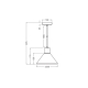DECOR CONCRETE WOOD PEND 220 E27DG LEDV