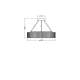 DECOR FELT CYLINDER PEND 28W 830 DGLEDV