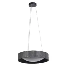 Decor Felt Cylinder Pendant 28W 830 Dark Gray