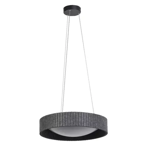 Decor Felt Cylinder Pendant 28W 830 Dark Gray