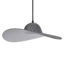 Decor Felt Hat Pendant 1XE27 Dark Gray