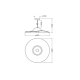 DECOR FELT HAT PENDANT 1XE27 DG    LEDV