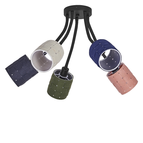 DECOR FELT WEAVING CANS CLG 5XE14  LEDV