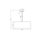 DECOR FELT WEAVING PEND 480 3XE27DGLEDV