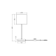 DECOR FELT WEAVING STD TABLE E14 DGLEDV