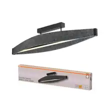 Decor Flat Felt Ceiling 23W 830 Dark Grey