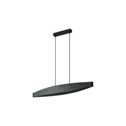 Decor Flat Felt Pendant 23W 830 Dark Grey