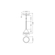 DECOR FUJI 1XPENDANT 5W 930 BK     LEDV