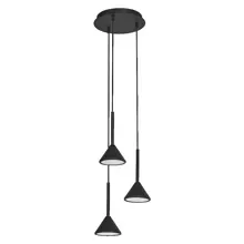 DECOR FUJI 3XPENDANT PL 13W 930 BK LEDV