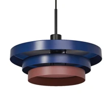 DECOR LAYERS PENDANT E27 BL        LEDV