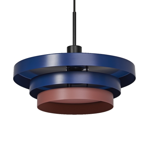 DECOR LAYERS PENDANT E27 BL        LEDV
