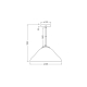 DECOR LOTUS LEAF PENDANT E27 WT    LEDV