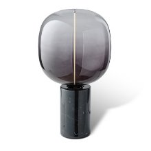 DECOR MARBLE BASE TABLE DIM E27 BK OSRAM