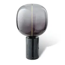 Decor Marble Base Table Dim E27 Black