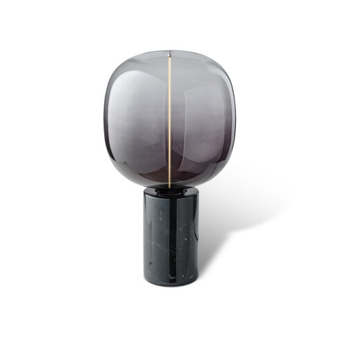 Decor Marble Base Table Dim E27 Black