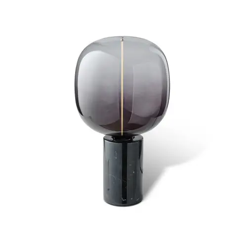 Decor Marble Base Table Dim E27 Black