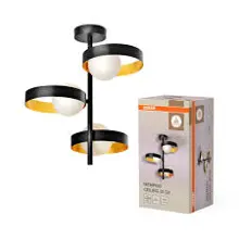 DECOR MEMPHIS CEILING BK GD 3XG9   OSRAM