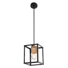 DECOR NAIROBI PENDANT BK WD E27    OSRAM