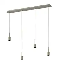 Decor Needle Pendant Linear 4xE27 Beige