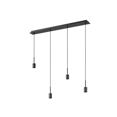 Decor Needle Pendant Linear 4xE27 Dark Grey