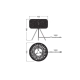 DECOR PAPER BALE TABLE 1XE27       LEDV