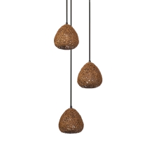 DECOR PAPER DROP PEND PLATE 3XE27  LEDV