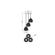 DECOR PAPER DROP PEND PLATE 3XE27  LEDV