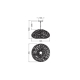 DECOR PAPER DROP PENDANT 1XE27     LEDV