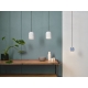 DECOR PILL PENDANT 1XE27 WT        LEDV