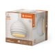 DECOR PLASTER CUP PENDANT E27 WT   LEDV