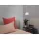 DECOR PLASTER CUP PENDANT E27 WT   LEDV